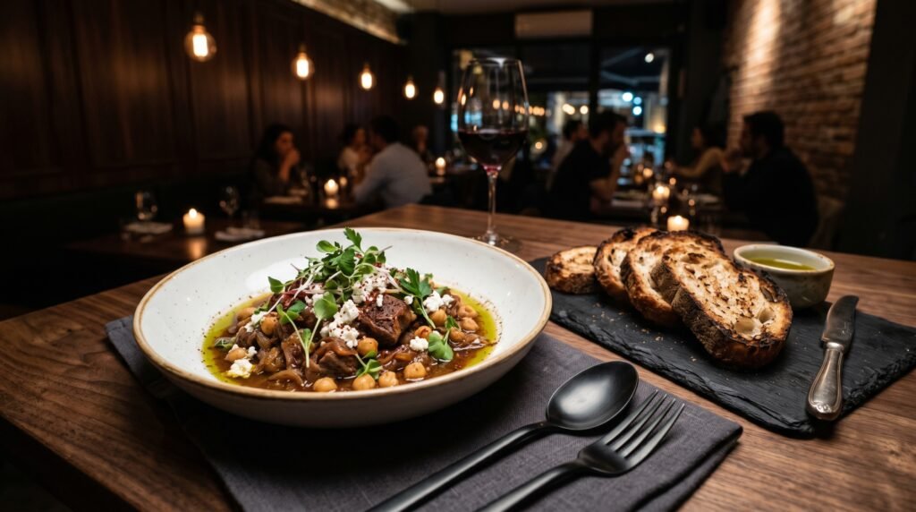 a modern, high end restaurant plating 202606252312