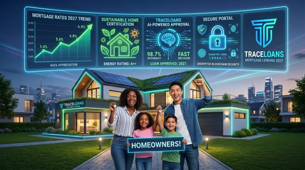 Traceloans.com Mortgage Loans Review 2026: Pros, Cons, Rates & How It Works forward looking futuristic image of mortgage 202606100029